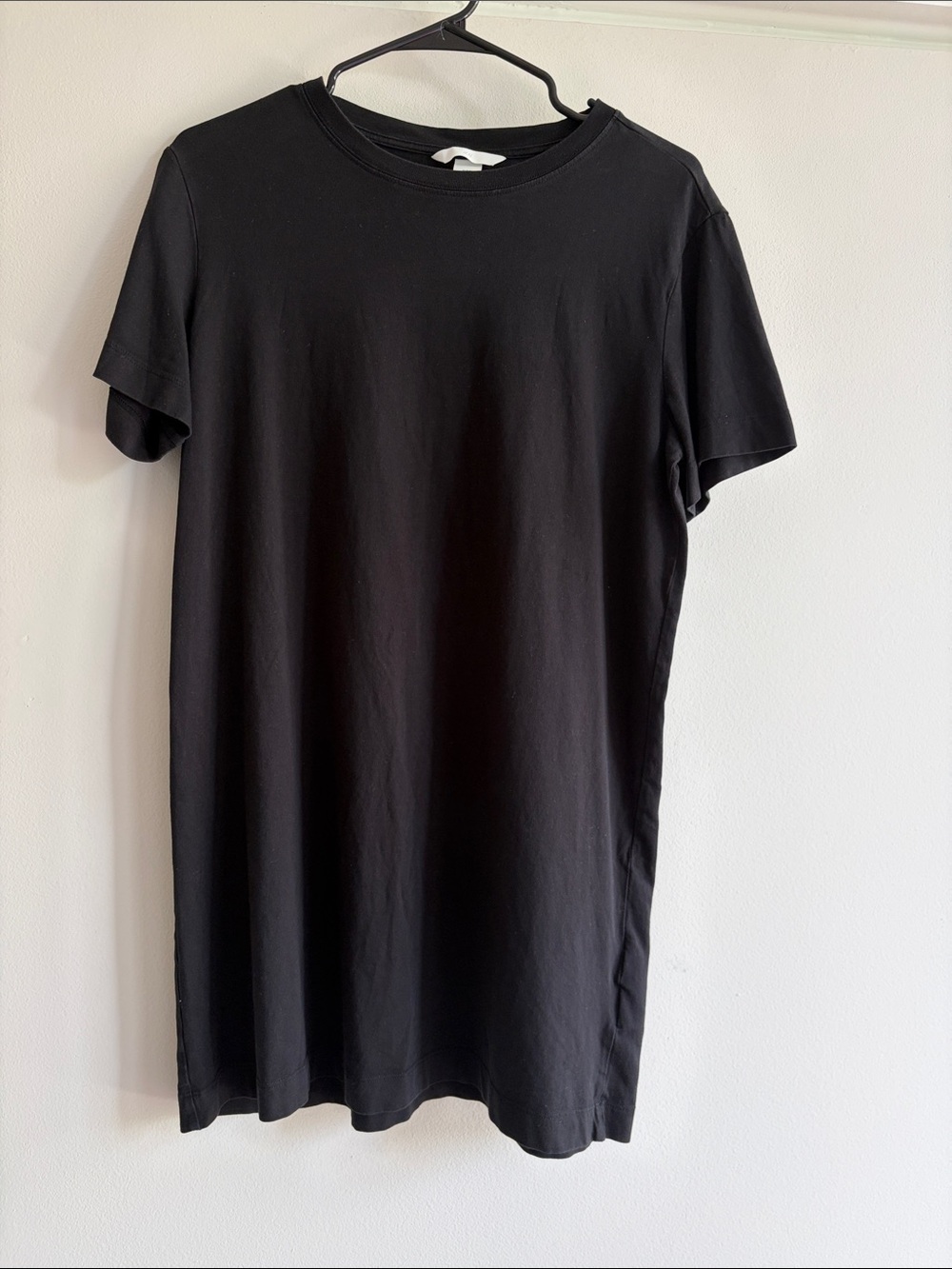 H&M Black Mini T-Shirt Dress